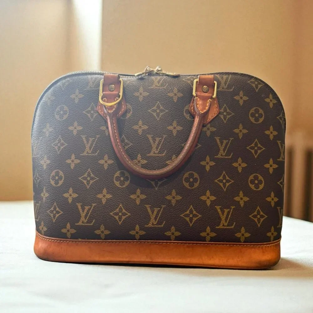 Preloved Louis Vuitton Alma Monogram Bag W/Certificate of Authenticity - Picture 2 of 16